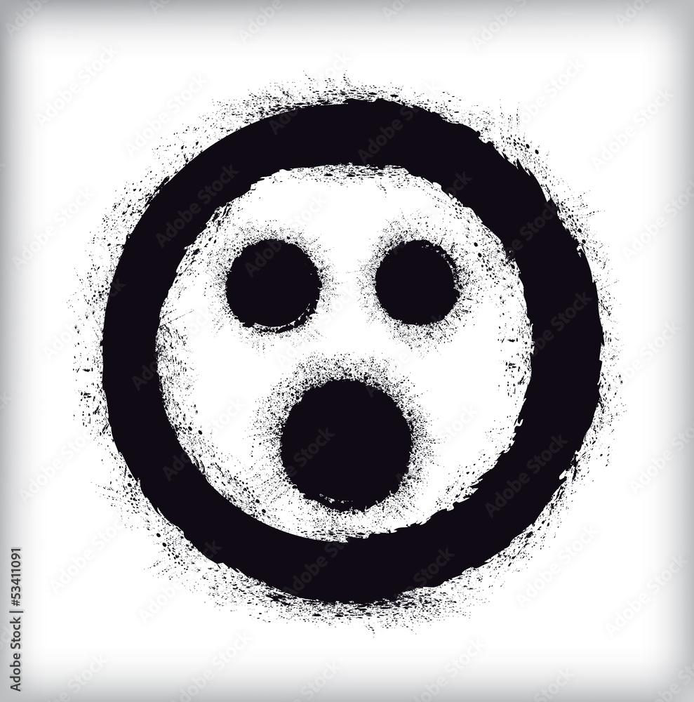Grunge emoticon