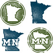 © squarelogo - Minnesota State Stamps