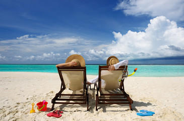 Couple on a beach