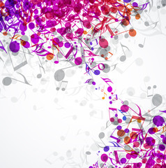 Wall Mural - music background