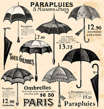 Vintage Umbrella Background