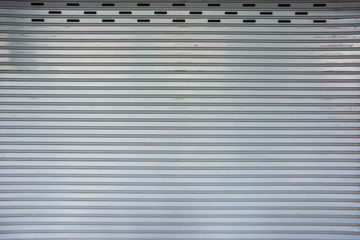 retro matel garage door pattern