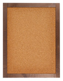 Fototapeta Nowy Jork - Empty corkboard isolated on white