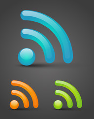 Sticker - Wi-Fi icons