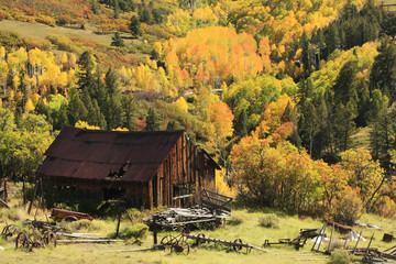 Old barn near Telluride, Colorado