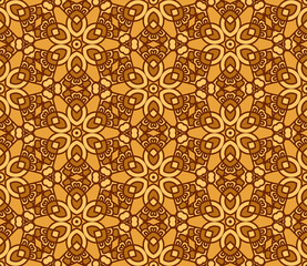Poster - Seamless Retro Pattern Background