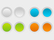 © evgeniya_m - Set of color round buttons