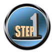 © imageideas - Classy Blue Button Step 1