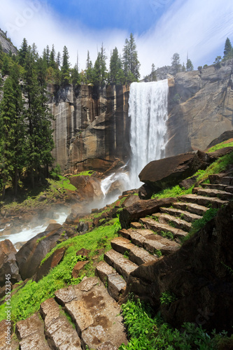 Fotoboard na płycie Wiosenna jesień, park narodowy yosemite