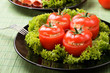 © gkrphoto - Tomatoes stuffed with ham egg and mayonnaise