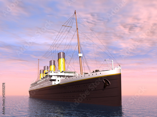 Naklejka nad blat kuchenny Ocean Liner