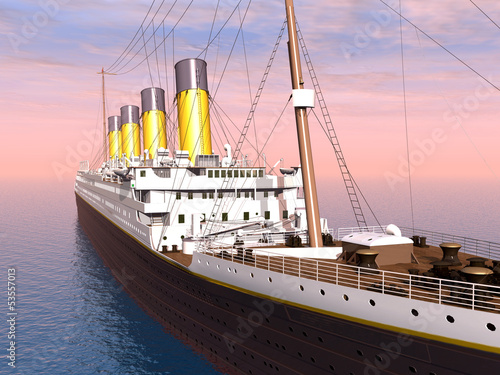 Naklejka dekoracyjna Ocean Liner