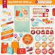 © fiftyfour media - Set of different Sale buttons, labels, icons