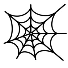 Spider Net Vector Background