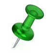 © Mathier - 3D Realistic Thumbtack - Green