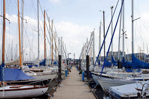 Naklejka - mata magnetyczna na lodówkę Bootsanleger in Kiel