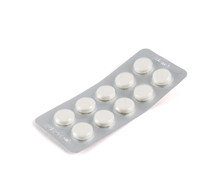 Blister Bubble Pack Of Pills Isolated