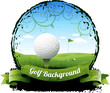 © hugolacasse - Golf background eps 10