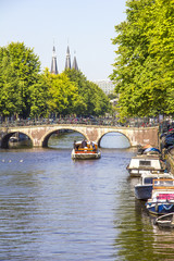 Sticker - Canal in Amsterdam