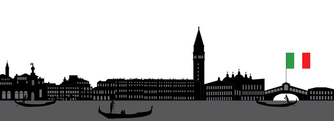 Poster - venice skyline