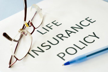 Wall Mural - life insurance policy