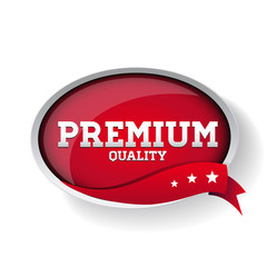 Wall Mural - vector premium quality label or button