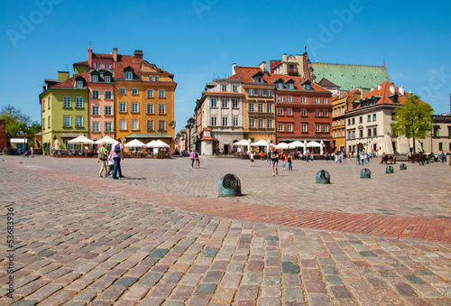 Naklejka samoprzylepna Warszawa