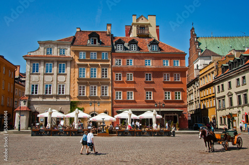Naklejka samoprzylepna Warszawa