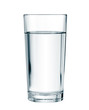 water glass isolated with clipping path included