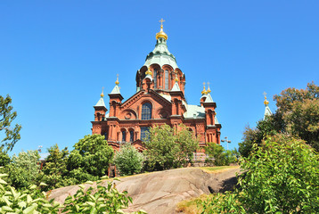 Wall Mural - Helsinki. Uspenski Orthodox Cathedral