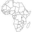 actual map of africa
