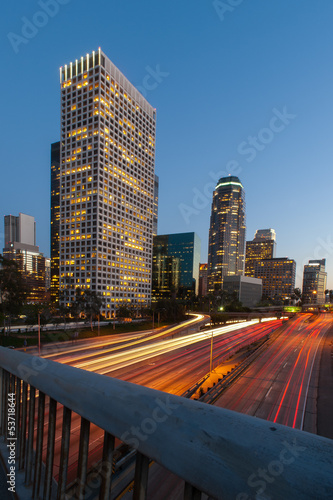 Naklejka samoprzylepna Przyspieszenie przez los angeles