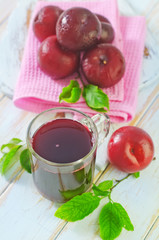 Poster - plum juice