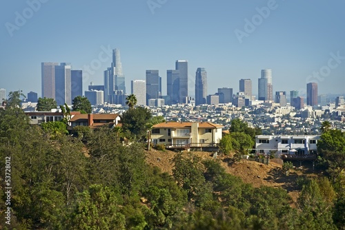 Naklejka samoprzylepna Centrum Los Angeles