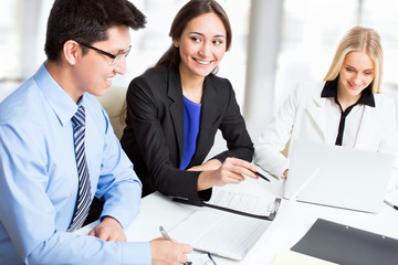 Wall Mural - Group of business people