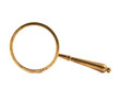 © exopixel - Old metal magnifying glass isolated