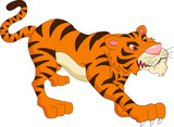Fototapeta Londyn - Tiger cartoon