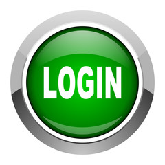 Aufkleber - login icon