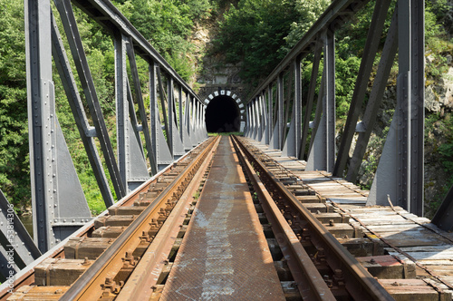Fotoboard na płycie Tunel kolejowy