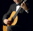 Classical Guitarist with Smoking Jacket