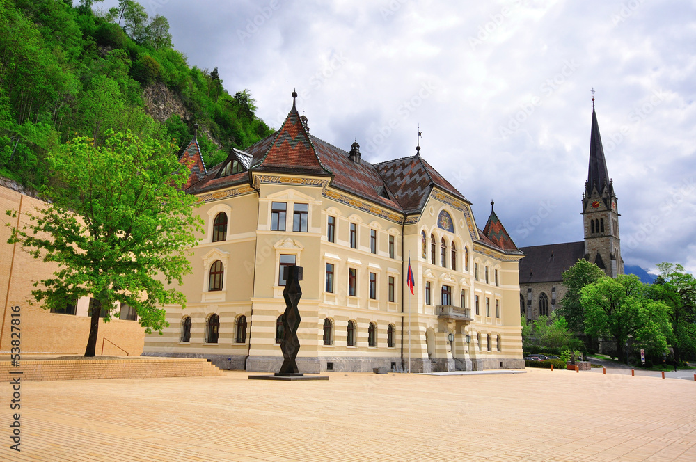 Obraz na płótnie Parliaments of Liechtenstein w salonie