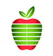 Apple Stripes Design Element