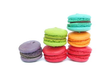 Macaroon isolated on white background