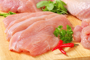 Poster - Raw turkey meat