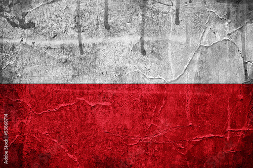 Naklejka samoprzylepna Flaga Polski