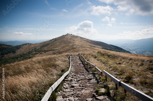 Naklejka samoprzylepna Bieszczady w południowo-wschodniej Polsce