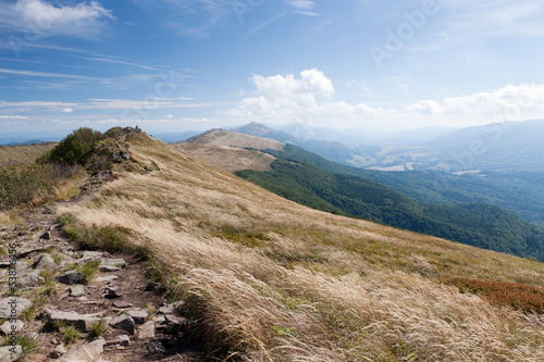 Naklejka samoprzylepna Bieszczady w południowo-wschodniej Polsce