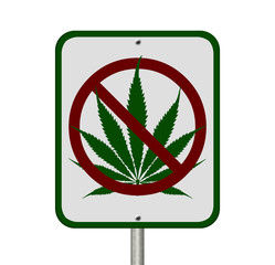 Poster - No Driving Under the Influence of  Marijuana