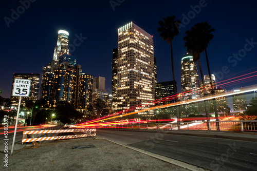 Naklejka samoprzylepna Los Angeles noce