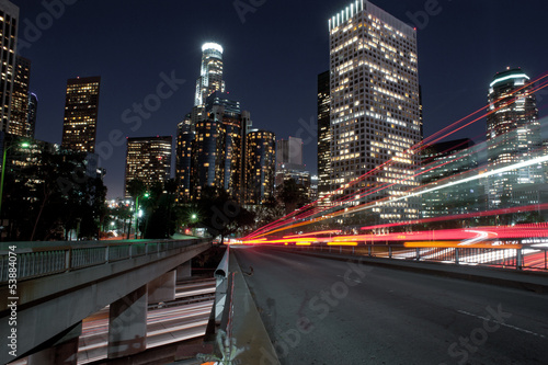 Naklejka samoprzylepna Przyspieszenie los angeles